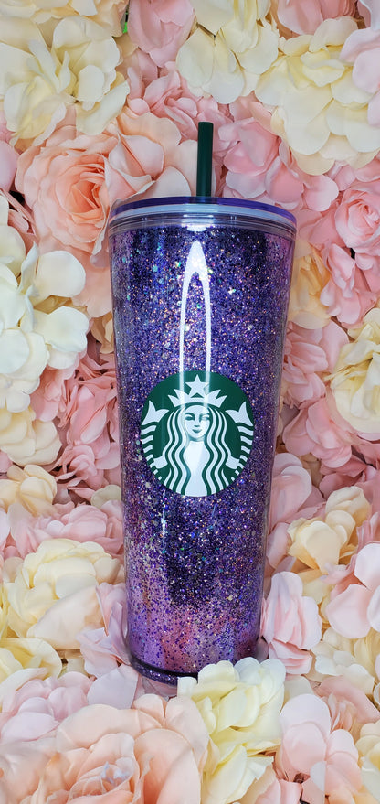 SNOW GLOBE 100  [w/ Glitter, Rhinestone & Pearls Lid]