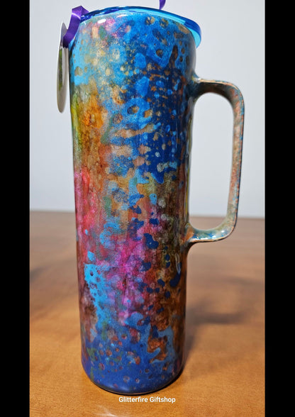 'BEST' Dad Ever - Blue Ocean Foam Mug w/ Handle [20oz]