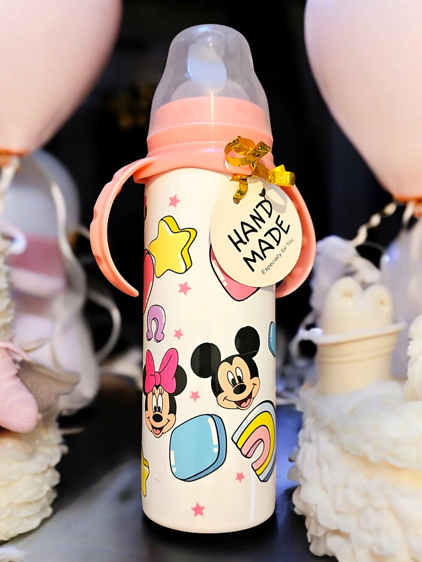 Baby Mickey & Minnie Mouse - Baby Nursing Bottle [10oz]